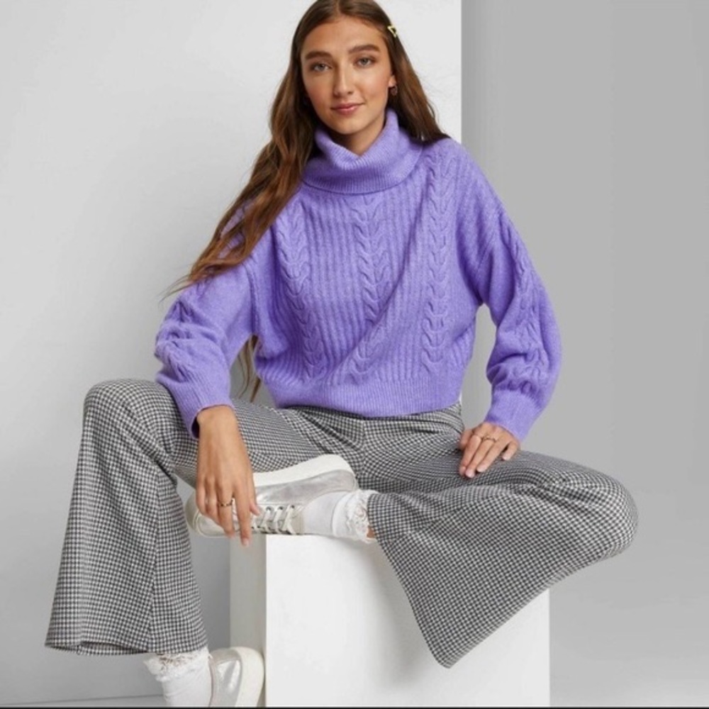 Wild Fable Sweater Amethyst